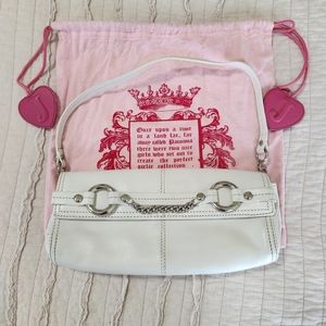 Juicy Couture Women's Leather Handbag Vintage Y2K White